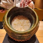 銀座 稲葉 - 釜炊き新生姜ごはん