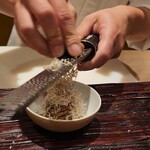 銀座 稲葉 - トリュフをふんだんに削ってくれます