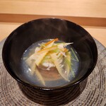 銀座 稲葉 - アイナメの湾