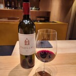 銀座 稲葉 - シャトーブリアンには赤ワイン