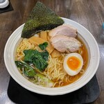 だいとうえん - ラーメン大盛（醤油）