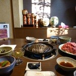 ろばた - 宿泊のジンギスカン定食