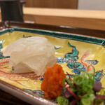 勢麟 - ホシガレイのお刺身