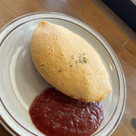 Cafe Banraiken - レッシュトマトソースのオムライス
