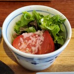 グッドフードスタジオ カルダモン - グリーンサラダ　赤玉ねぎのドレッシング