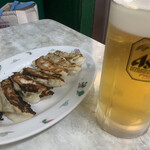 中華料理 旭亭 - 餃子と言えば生ビール