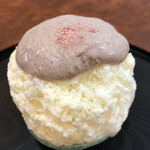 こひる庵 - 本日の味見氷　あんクリーム　200円