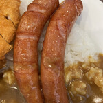 CoCo壱番屋 - ロースカツカレーのハーフソーセージ