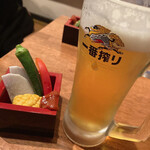 行天 - 京野菜やったのかな？笑 お味噌付けて食べると野菜本来の旨味が……美味かった。