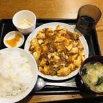 拉麺 ゆうき - ♪四川麻婆豆腐定食¥850