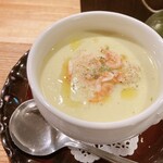 Bistro & Bal Picoler - ~4月メニュー~　春キャベツと桜えびの冷製ポタージュ