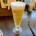 バルバルキッチンアメリ - 生ビール(単品だと¥380)