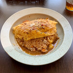 バルバルキッチンアメリ - オムライス(黒)(¥1,080)