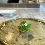 フレンチ串揚げ・炭焼き BEIGNET ASHIYA - 碓井豆とクリームチーズのタルト