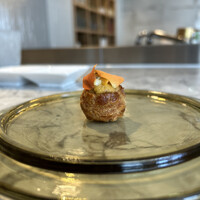 フレンチ串揚げ・炭焼き BEIGNET ASHIYA - 雲丹のプチシュー