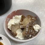 ゆたか食堂 - いぶりがっこクリームチーズ