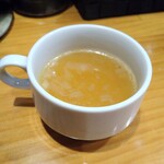 創作屋 おーぱす - サーロインとカイノミ丼セットのスープ