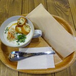 Yotsuya Ippindou - 鹹豆漿、焼餅夾蛋（玉子サンド）