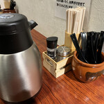 灼味噌らーめん 八堂八 - カスターセット