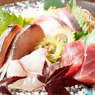 以四季不同的海鲜为代表的丰富多彩的菜品琳琅满目