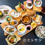 Nihon Ryourishiki - ランチの一番人気！多彩な旬食材を少量多皿で楽しめる『花暦』