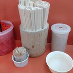 元祖ラーメン長浜家 - 卓上♪