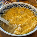 中国ラーメン 揚州商人 - 豚玉ラーメン（玉子ちょっと食べちゃった！）