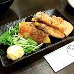 居酒屋フクンチ - 新タケノコの豚巻き
