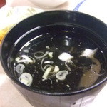 満州王 - チャーハンのスープ