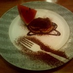 アンティカ オステリア バーチョ - ティラミスとすいか