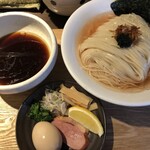 鴨出汁中華蕎麦 麺屋yoshiki - 鴨出汁つけ蕎麦（醤油）