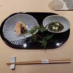 Edomae Sushi Hattori - 毛蟹 外子と岩もずく