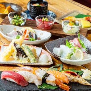 If you want to enjoy Sushi or just one dish, we recommend the course!