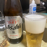 瑞苑 - ビール(中瓶)　¥650-(税込)