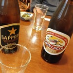 うなぎのまとい - ビールは2種類ありました。