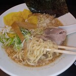 逢坂製麺 - ワンタン煮干しラーメン