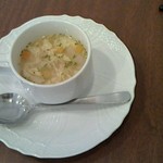 アクア ヴィテ - 煮込みハンバーグランチ・スープ