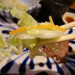 天神たんか - キャベツとニンジンの浅漬けも良い箸休めになります