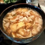 Musashino Udon Atton - 豚肉たっぷりのつけ汁