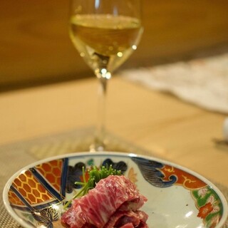 【和の料理にあわせ厳選した地酒とワインのマリアージュ】