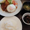 キッチン SALA - 料理写真:てりやきチキン目玉のせセット