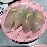 根室花まる - イカみみ生姜、活イカに近い食感？？