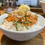 麺壱 吉兆 - ピリ辛納豆ご飯　¥110