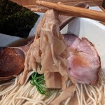 中華蕎麦 蘭鋳 - 独特なメンマ