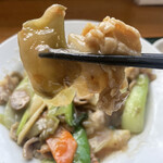 地産地食堂 てらや - 搾菜、豚肉