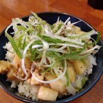 俺の中華たなか家 - お勧め☆お得な「背脂飯」を角度を変えてパチリ♯