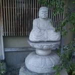 Edo Kirisoba Sekisen - 入口脇の仏様