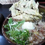 ごぼう天ぶっかけ７３０円 麺の量は結構あります！ 