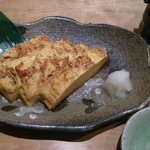 手打蕎麦 まるやま - 【追加】玉子焼き（550円）以前は出汁巻き風でしたが、今は玉子焼きに近いです