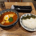 ラッキョ - チキンスープカレー(ご飯大)